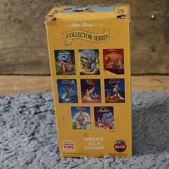 Vintage Disney and Burger King Pinocchio Plastic Collectible Drinking Glass - Picture 5 of 10